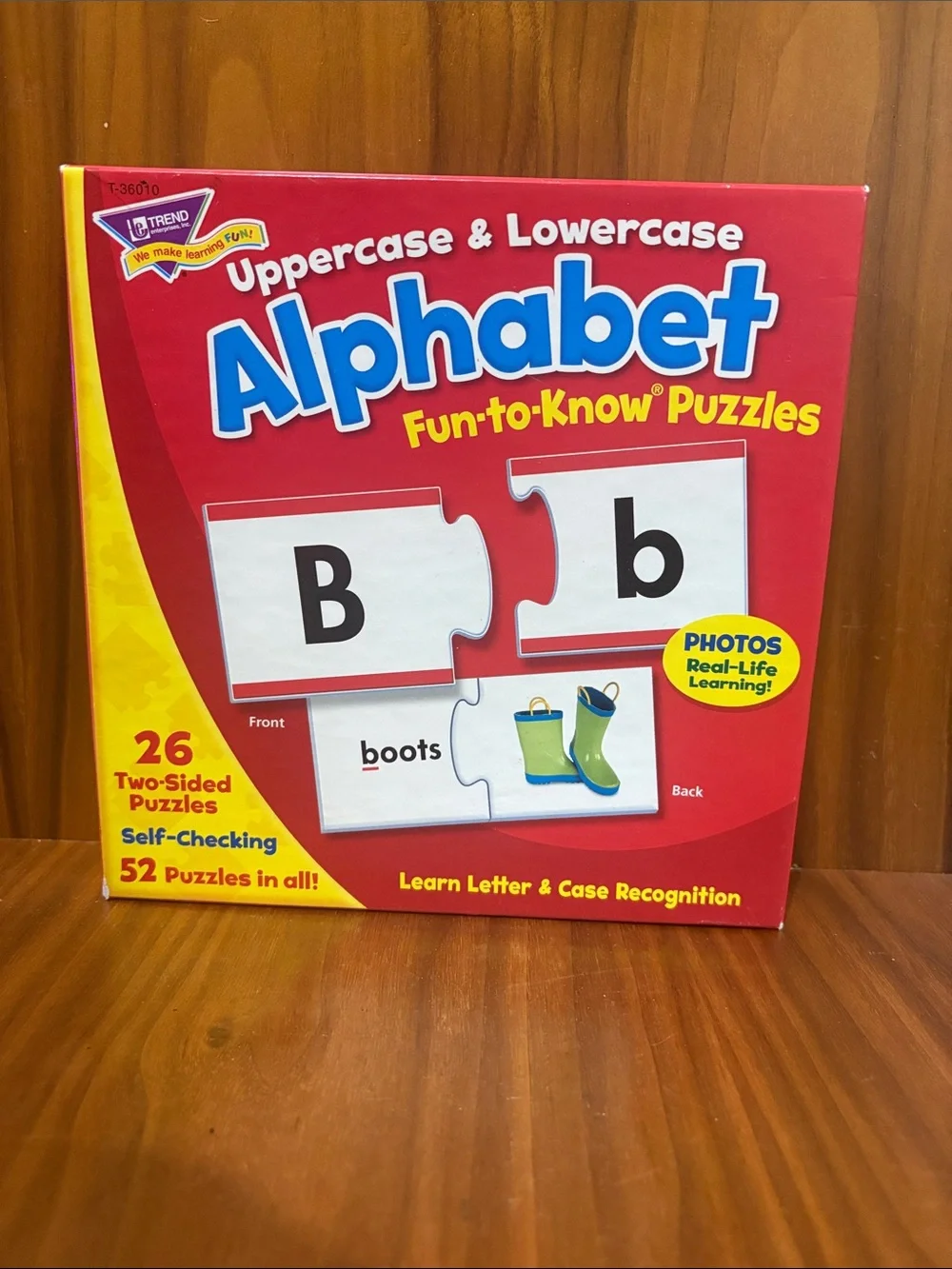 Alphabet Fun-to-Know Puzzles - Red -